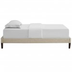 Tessie Twin Fabric Bed Frame with Squared Tapered Legs