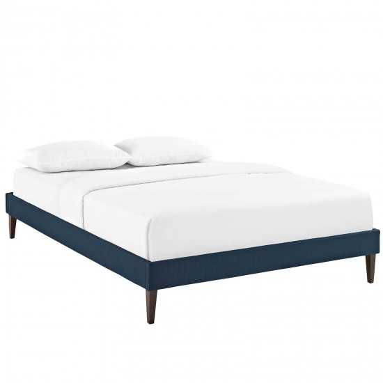 Tessie Full Fabric Bed Frame with Squared Tapered Legs