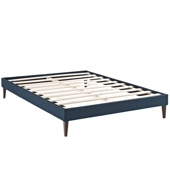 Tessie Full Fabric Bed Frame with Squared Tapered Legs