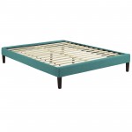 Tessie Full Fabric Bed Frame with Squared Tapered Legs