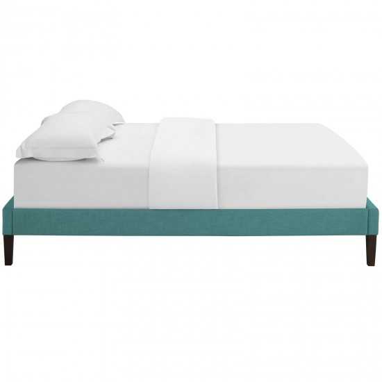 Tessie Full Fabric Bed Frame with Squared Tapered Legs