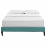 Tessie Full Fabric Bed Frame with Squared Tapered Legs