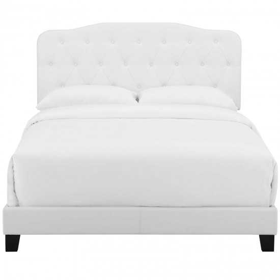 Amelia Twin Faux Leather Bed