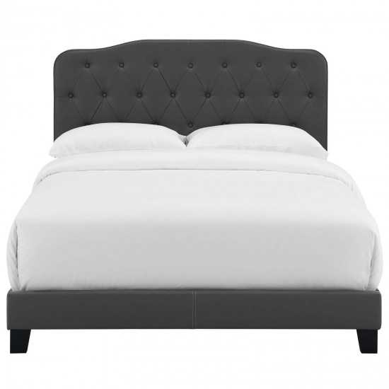 Amelia Queen Faux Leather Bed