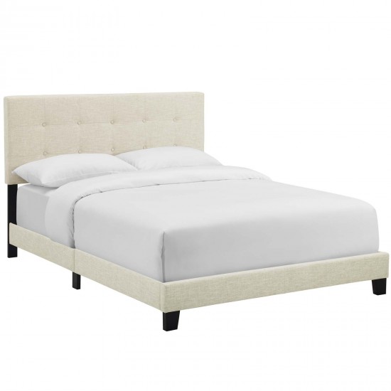 Amira Twin Upholstered Fabric Bed