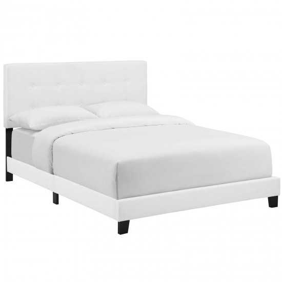 Amira Twin Upholstered Fabric Bed