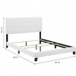 Amira Full Upholstered Fabric Bed