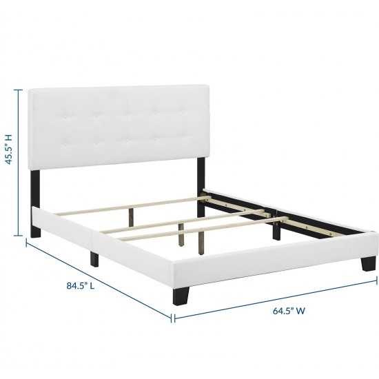 Amira Queen Upholstered Fabric Bed