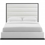 Ashland Queen Faux Leather Platform Bed