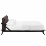 Luella Queen Upholstered Fabric Platform Bed