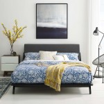 Luella Queen Upholstered Fabric Platform Bed