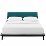 Luella Queen Upholstered Fabric Platform Bed