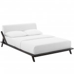 Luella Queen Upholstered Fabric Platform Bed