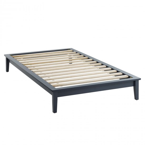 Lodge Twin Wood Platform Bed Frame