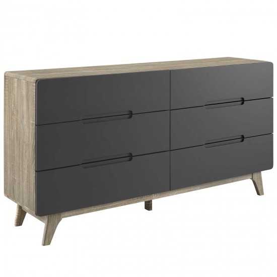 Origin Six-Drawer Wood Dresser or Display Stand