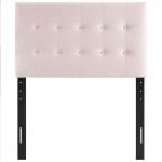 Emily Twin Biscuit Tufted Performance Velvet Headboard