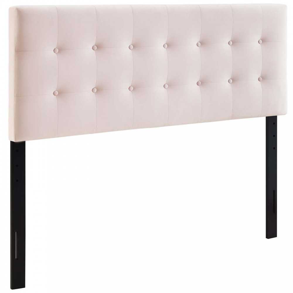 Emily King Biscuit Tufted Performance Velvet Headboard Emily King Biscuit Tufted Performance Velvet Headboard