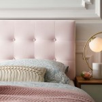 Emily King Biscuit Tufted Performance Velvet Headboard