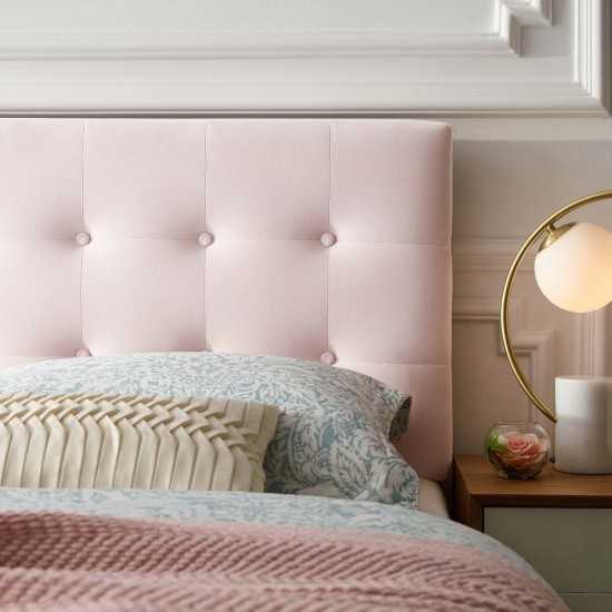 Emily King Biscuit Tufted Performance Velvet Headboard
