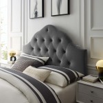 Sovereign King Diamond Tufted Performance Velvet Headboard