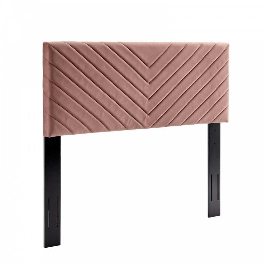 Alyson Angular Channel Tufted Performance Velvet Twin Headboard Alyson Angular Channel Tufted Performance Velvet Twin Headboard
