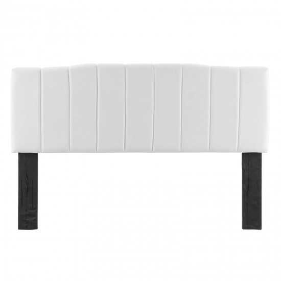 Camilla Channel Tufted Full/Queen Performance Velvet Headboard