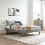 Billie Twin Wood Platform Bed Frame