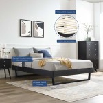 Billie Full Wood Platform Bed Frame