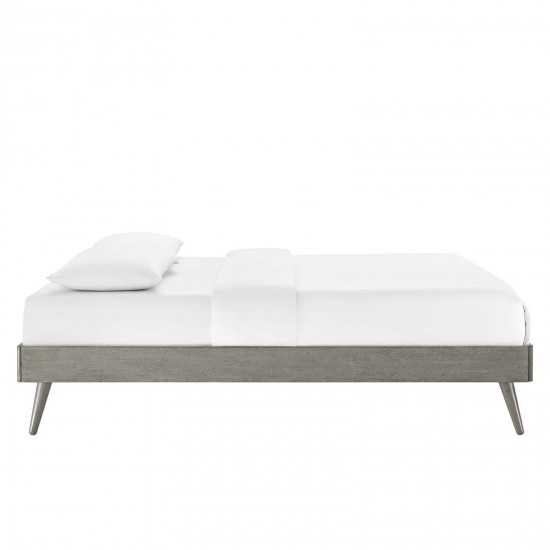 Margo King Wood Platform Bed Frame