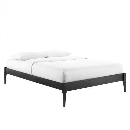 June King Wood Platform Bed Frame