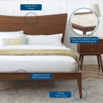 Astra Twin Wood Platform Bed