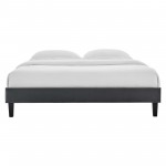 Reign King Performance Velvet Platform Bed Frame