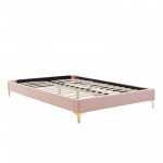 Sutton Queen Performance Velvet Bed Frame