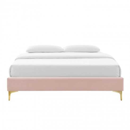 Sutton Queen Performance Velvet Bed Frame