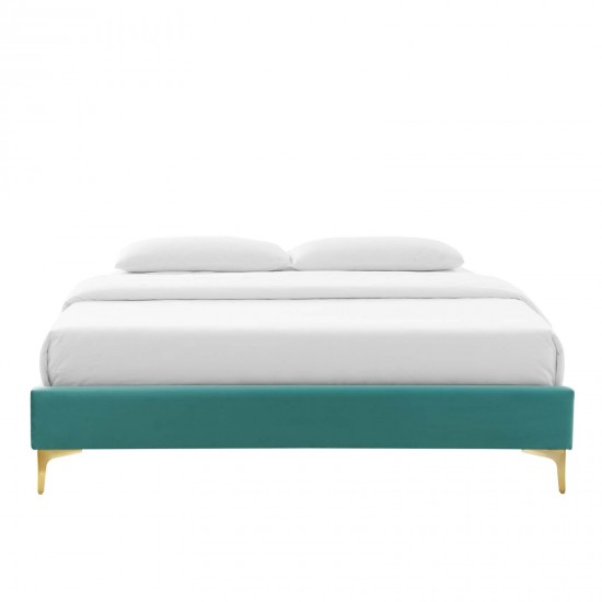 Sutton Queen Performance Velvet Bed Frame