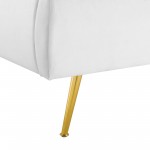 Lana Queen Performance Velvet Wingback Platform Bed