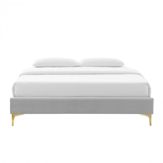 Sutton Twin Performance Velvet Bed Frame