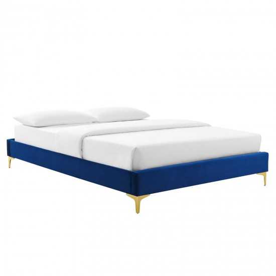 Sutton Twin Performance Velvet Bed Frame