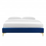 Sutton Twin Performance Velvet Bed Frame
