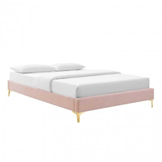 Sutton Twin Performance Velvet Bed Frame