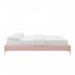 Sutton Twin Performance Velvet Bed Frame