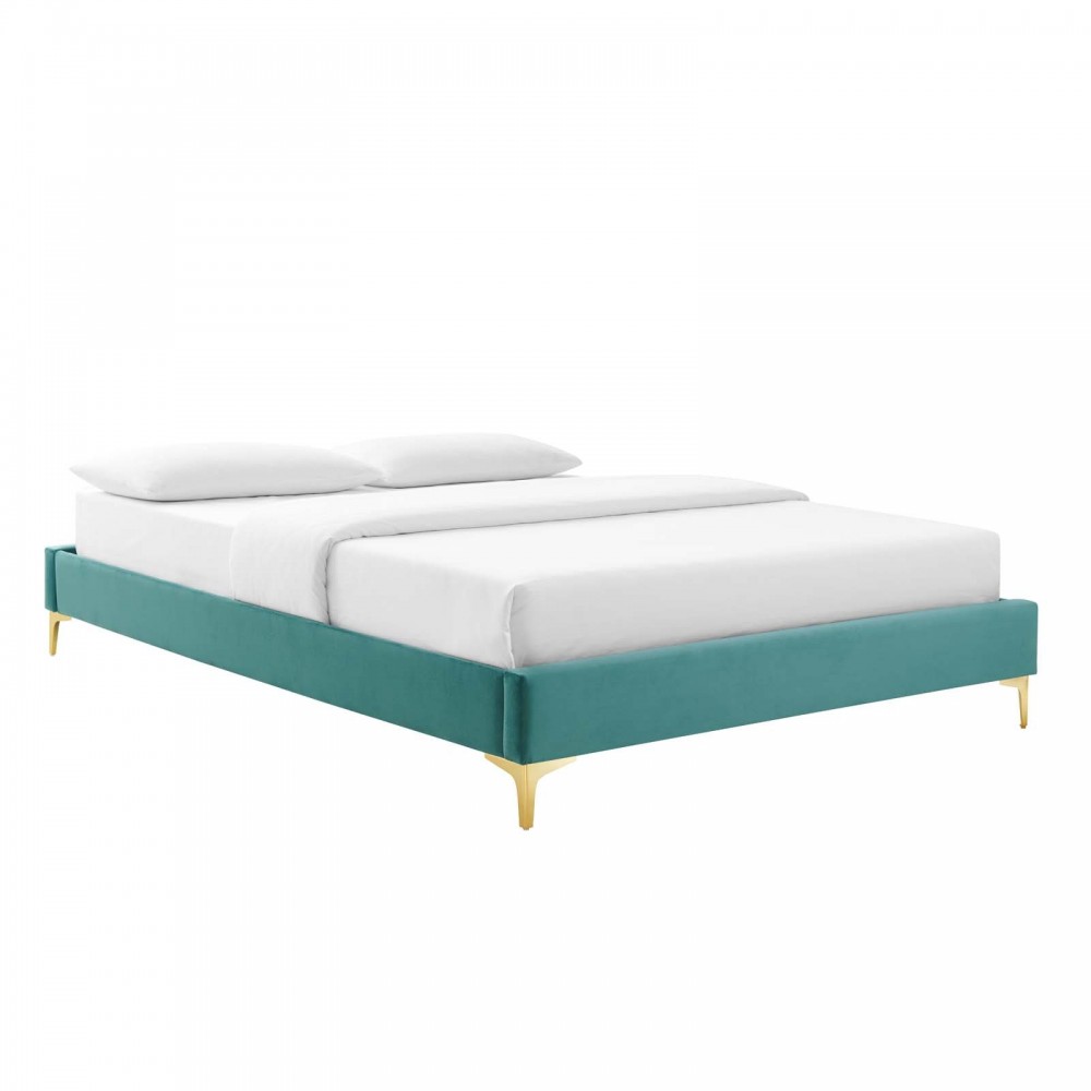 Sutton Twin Performance Velvet Bed Frame