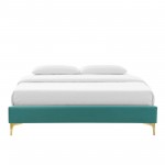 Sutton Twin Performance Velvet Bed Frame