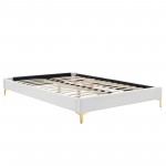 Sutton Twin Performance Velvet Bed Frame