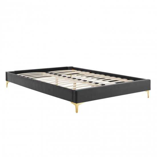 Sutton Full Performance Velvet Bed Frame