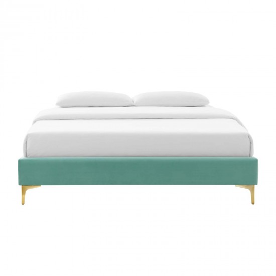 Sutton Full Performance Velvet Bed Frame
