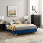 Sutton Full Performance Velvet Bed Frame