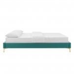 Sutton Full Performance Velvet Bed Frame