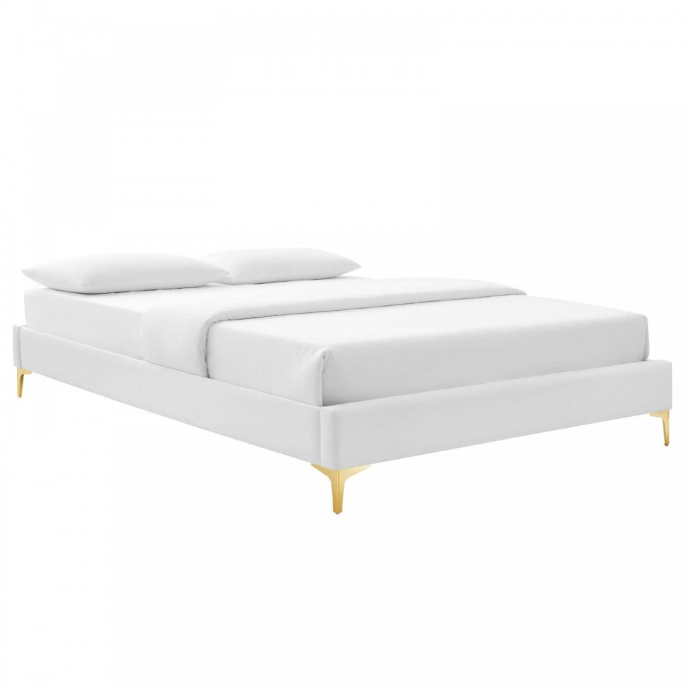 Sutton Full Performance Velvet Bed Frame