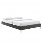 Sutton King Performance Velvet Bed Frame